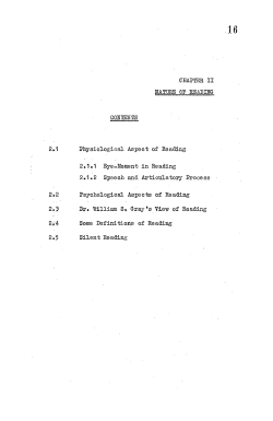 CHAPTER II MATURE GP READIHG COMTEITS 2.1 Physiological