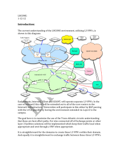LHCOne Architecture Thoughts V2 (Jan 2012)