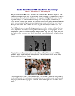 Get To Know Team USA with Sweet Blackberry!