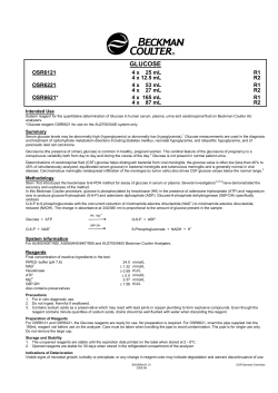 glucose - Beckman Coulter