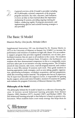 The Basic SI Model