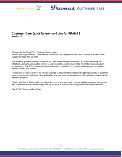 RE/MAX Customer Care Guide