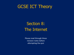 GCSE ICT Theory