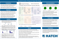 Reusable Simulation Package for Potash Plant Desig