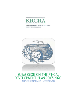 Fingal Development Plan 2017-2020