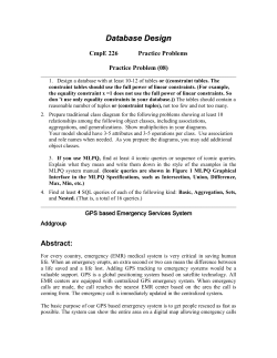 GPS based Emergency Services System