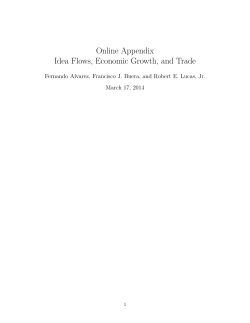 Online Appendix Idea Flows, Economic Growth, and Trade