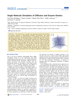 Single Molecule Simulation of Diffusion and Enzyme Kinetics