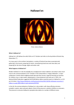 Halloween - The Church of England