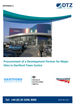 Procurement of a Development Partner for Major Sites in Dartford