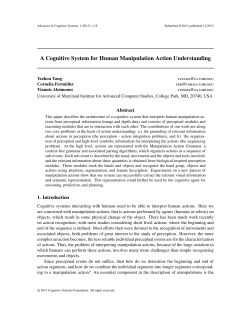 A Cognitive System for Human Manipulation Action Understanding