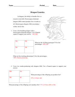 Period_____ Date_________ Dragon Genetics