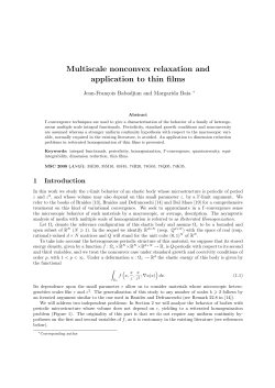 Multiscale nonconvex relaxation and application to thin films