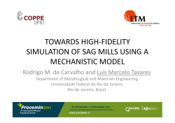 towards high-fidelity simulation of sag mills using a mechanistic model