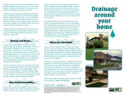 Drainage Brochure - National Center for Healthy Housing