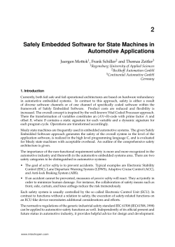 Safely Embedded Software for State Machines in