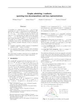 Graphs admitting d-realizers - KIT