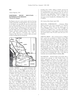 Northwest Field Notes, Annotated / 1981