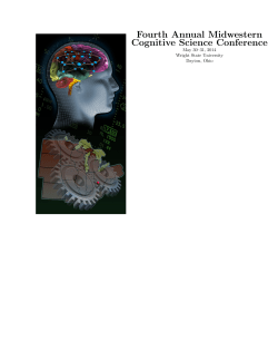 Proceedings of the Fourth Midwestern Cognitive Science Conference