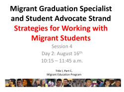 MGSs/MSAs IN ACTION &ndash; QUALITY TEAM TIME ROLE