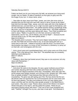 Saturday Service 9/22/12 Father we thank you for your living word