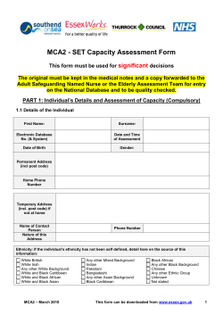 Appendix 1 - Mid Essex Hospital Services NHS Trust