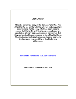 disclaimer - Atmos Energy