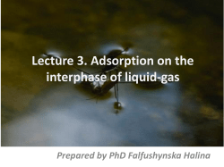 adsorption isotherm
