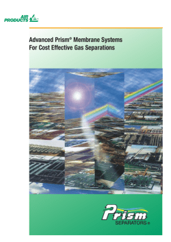 Advanced Prism® Membrane Systems For Cost Effective Gas