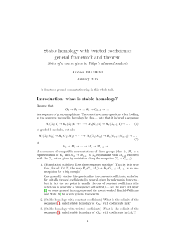 Stable homology with twisted coefficients: general framework and