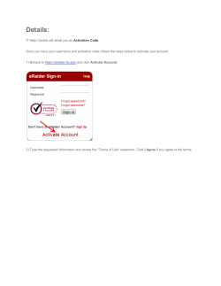 How to Activate eRaider account