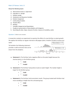 Math 137 Review: Units 2-3