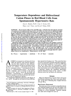 Temperature Dependence and Bidirectional Cation