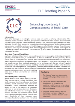 CLC Briefing Paper 5 - University of Southampton