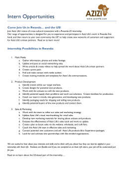 Intern Opportunities