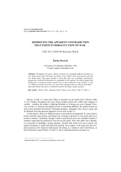 DISPROVING THE APPARENT CONTRADICTION THAT EXISTS IN