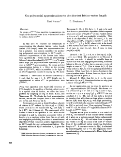On polynomial approximations to the shortest lattice vector length