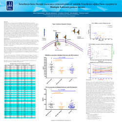 Interferon-beta therapy increases concentration of soluble Interferon
