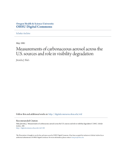 Measurements of carbonaceous aerosol across the US sources and