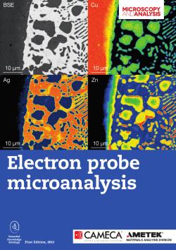Electron probe microanalysis