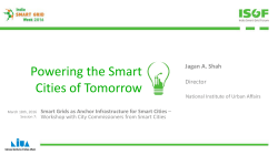 Jagan A. Shah Smart Grids as Anchor