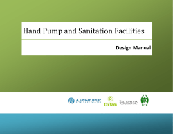 Hand Pump and Sanitation Facilities
