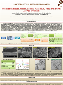 studies comparing cellulose nanofibers from curaua