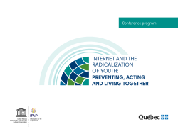 internet and the radicalization of youth