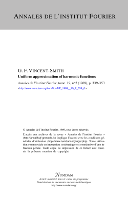 Uniform approximation of harmonic functions