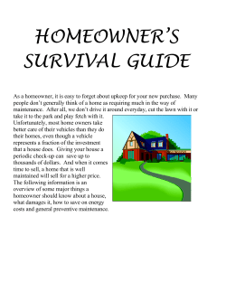 HOMEOWNER`S SURVIVAL GUIDE