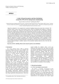 A study of beam loss pattern and dose distribution around the TPS