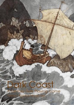 A Fantasy Role-Playing Game A Fantasy Role