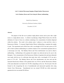 Lab 3-4_Single Photon Sources_OPT 253_Cruz