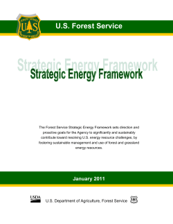 Strategic Energy Framework